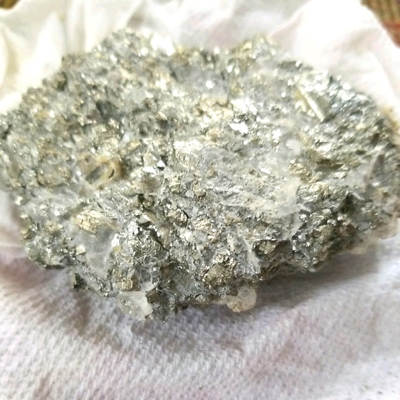 COPY - Platinum & Gold Ore Specimen Rock Gold Mine Colorado - Picture 1 of 9